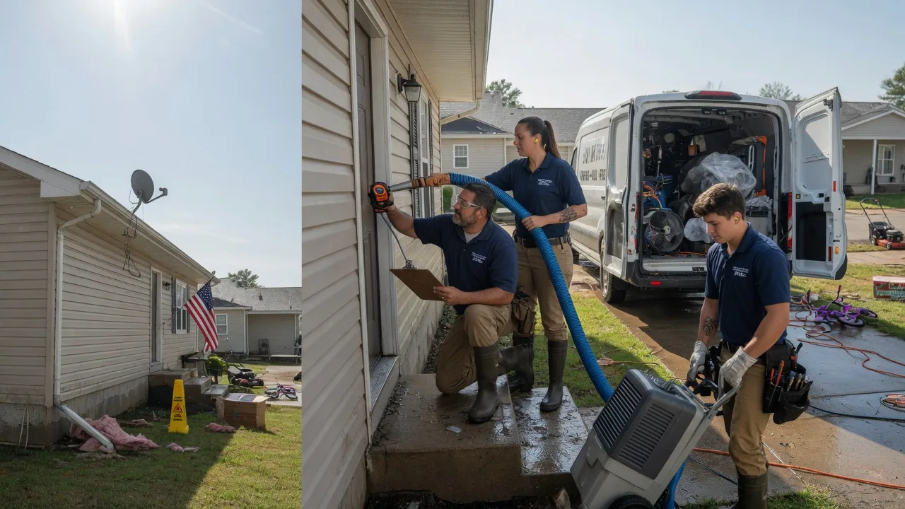 Ceiling Water Damage Restoration in Taylor Springs, IL near me